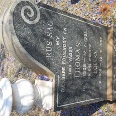 CRAUSE Thomas 1909-1961 &amp; Louisa 1906-1962