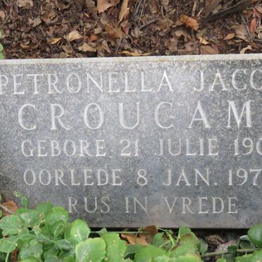 CROUCAMP Petronella Jacoba 1908-1973