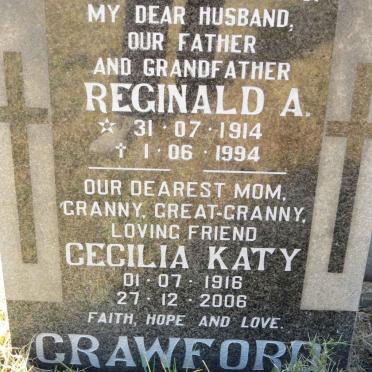 CRAWFORD Reginald A. 1914-1994 &amp; Cecilia Katy 1916-2006