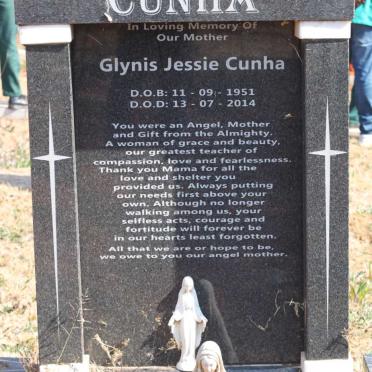 CUNHA Glynis Jessie 1951-2014