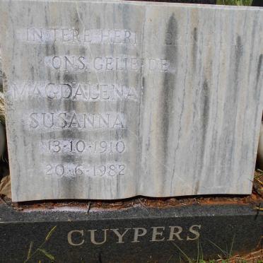 CUYPERS Magdalena Susanna 1910-1982