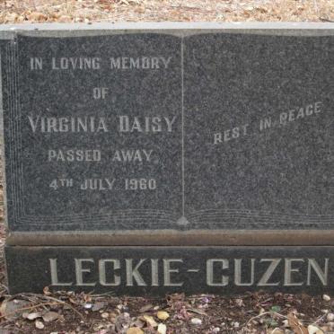 CUZEN Virginia Daisy, LECKIE -1960