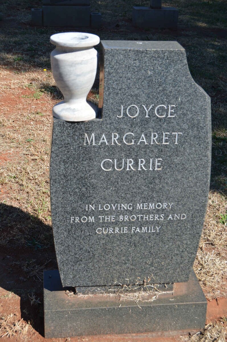 CURRIE Joyce Margaret