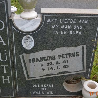 DAUTH Francois Petrus 1941-1993