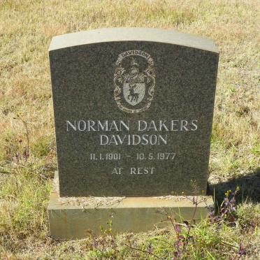 DAVIDSON Norman Dakers 1901-1977