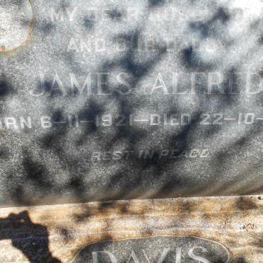 DAVIS James Alfred 1921-1957