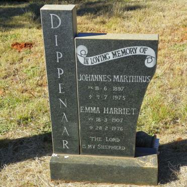 DIPPENAAR Johannes Marthinus 1897-1975 &amp; Emma Harriet 1907-1976