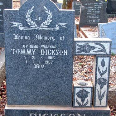 DICKSON Tommy 1916-1967