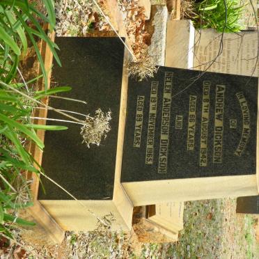 DICKSON Andrew -1942 &amp; Helen Anderson -1965