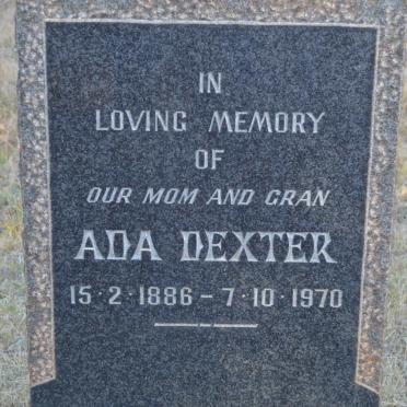 DEXTER Ada 1886-1970