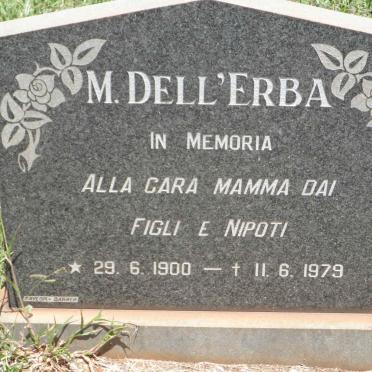 DELL'ERBA M. 1900-1979