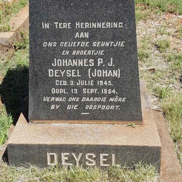 DEYSEL Johannes P.J. 1945-1954