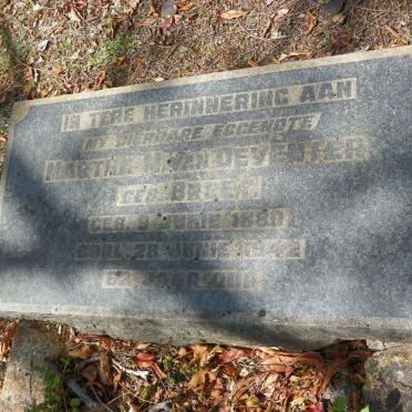 DEVENTER Martha M., van nee BREET 1880-1942