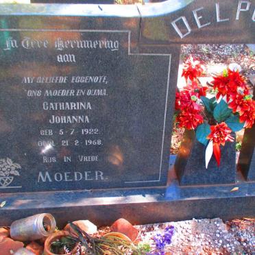 DELPORT Catharina Johanna 1922-1968