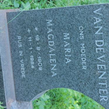 DEVENTER Maria Magdalena, van 1909-1984