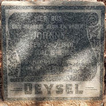 DEYSEL Johnny 1940-1959