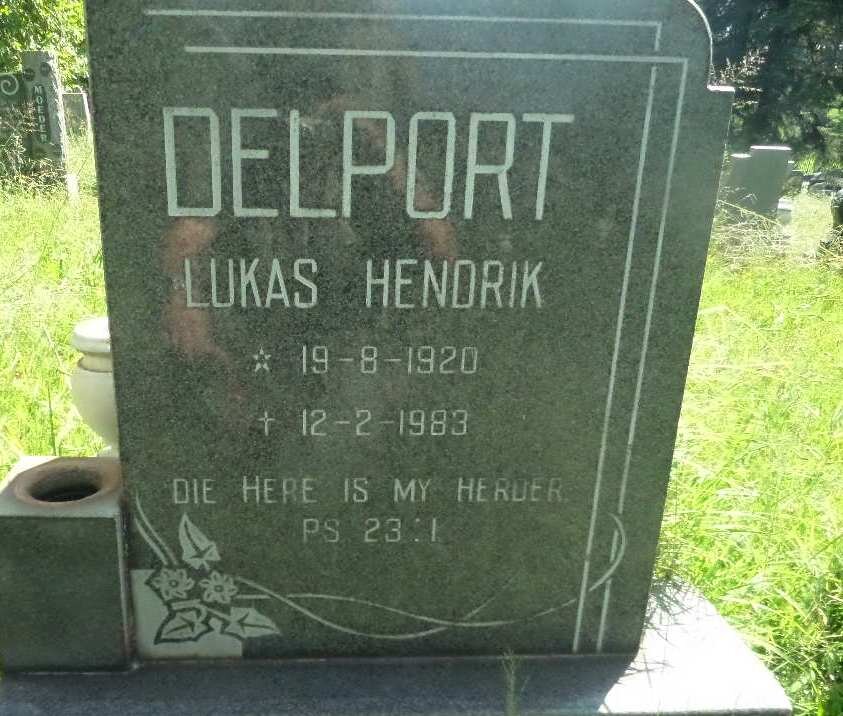 DELPORT Lukas Hendrik 1920-1983