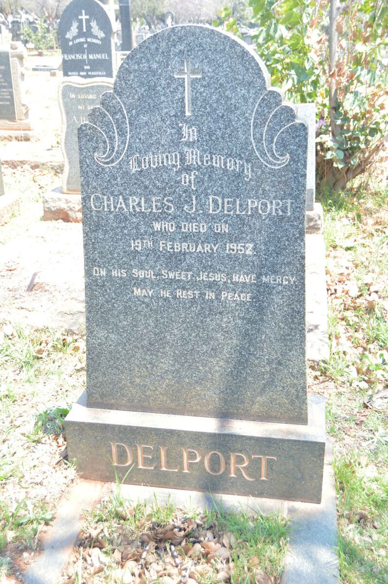 DELPORT Charles J. -1952