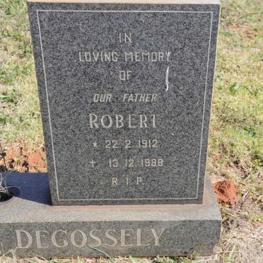 DEGOSSELY Robert 1912-1988