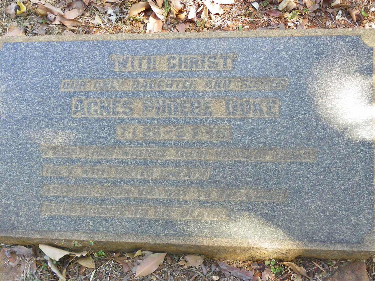 DOKE Agnes Phoebe 1926-1946