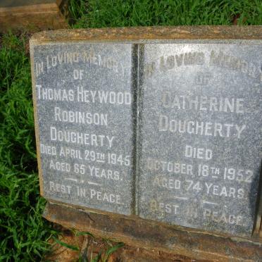 DOUGHERTY Thomas Heywood Robinson -1945 &amp; Catherine -1952