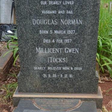 DOBIE Douglas Norman 1907-1957 &amp; Millicent Glen 1909-1981