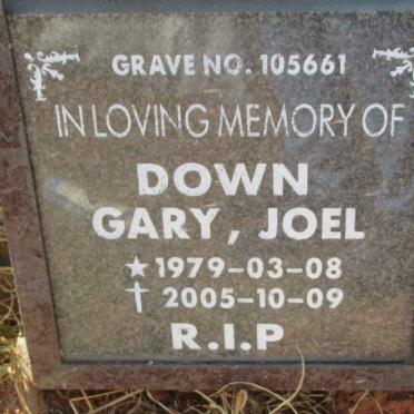DOWN Gary Joel 1979-2005