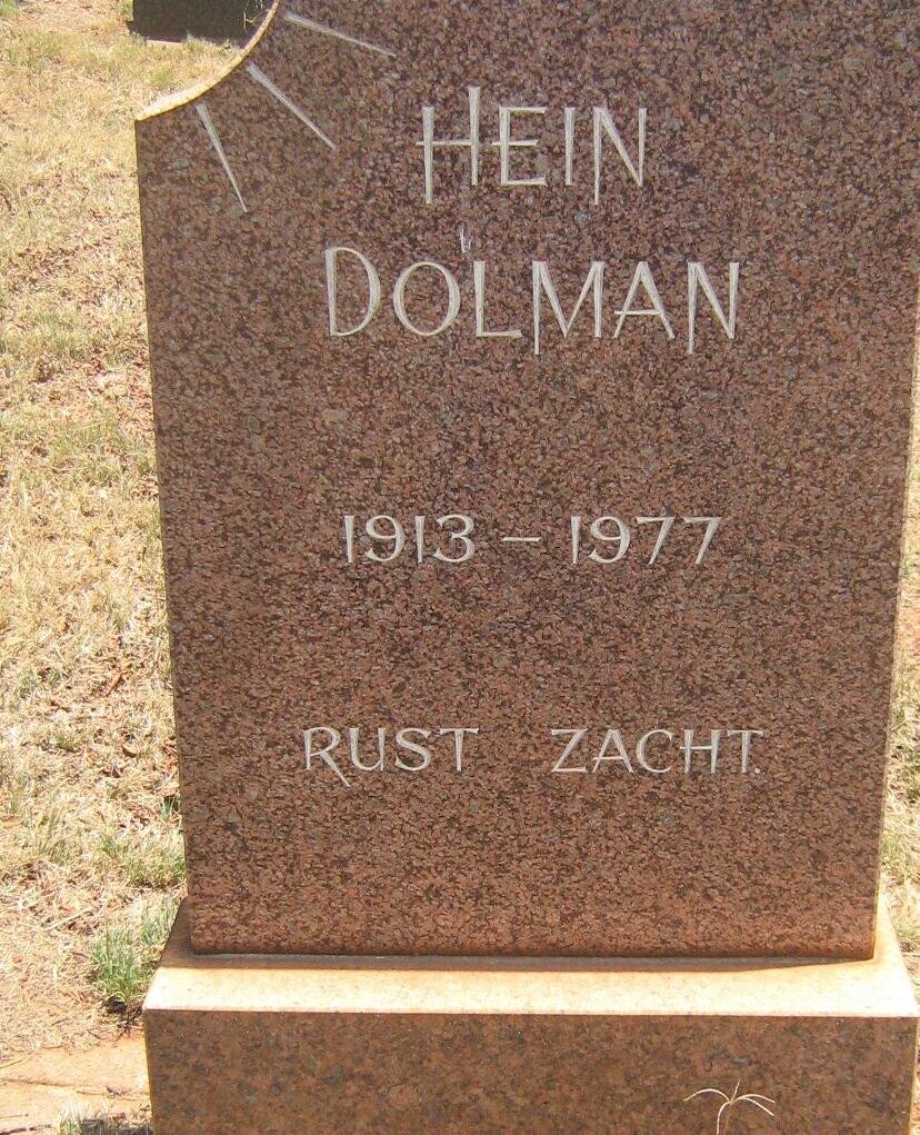 DOLMAN Hein 1913-1977