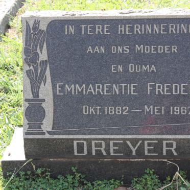 DREYER Emmarentie Frederika 1882-1967