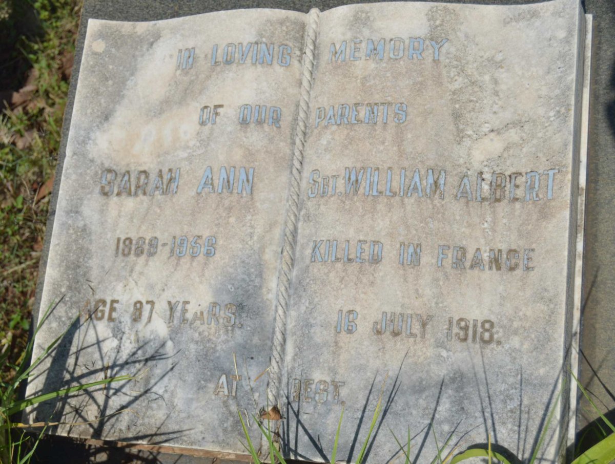 DUCKWORTH William Albert -1918 &amp; Sarah Ann 1869-1956