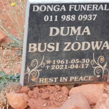 DUMA Busi Zodwa 1961-2021