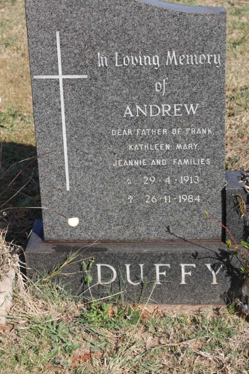 DUFFY Andrew 1913-1984