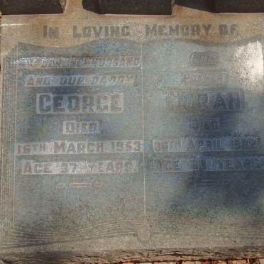 DUFFIELD George -1953 &amp; Norah -1982