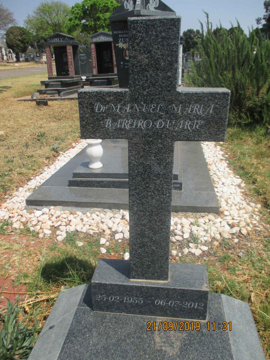 DUARTE Manuel Maria Bareiro 1955-2012