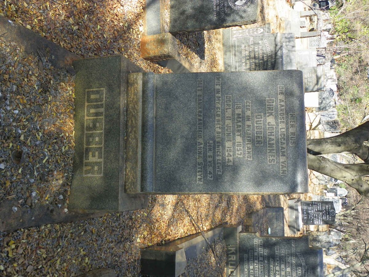 DUBBER Dirk Johannes 1857-1944