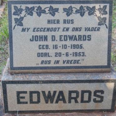 EDWARDS John D. 1905-1953