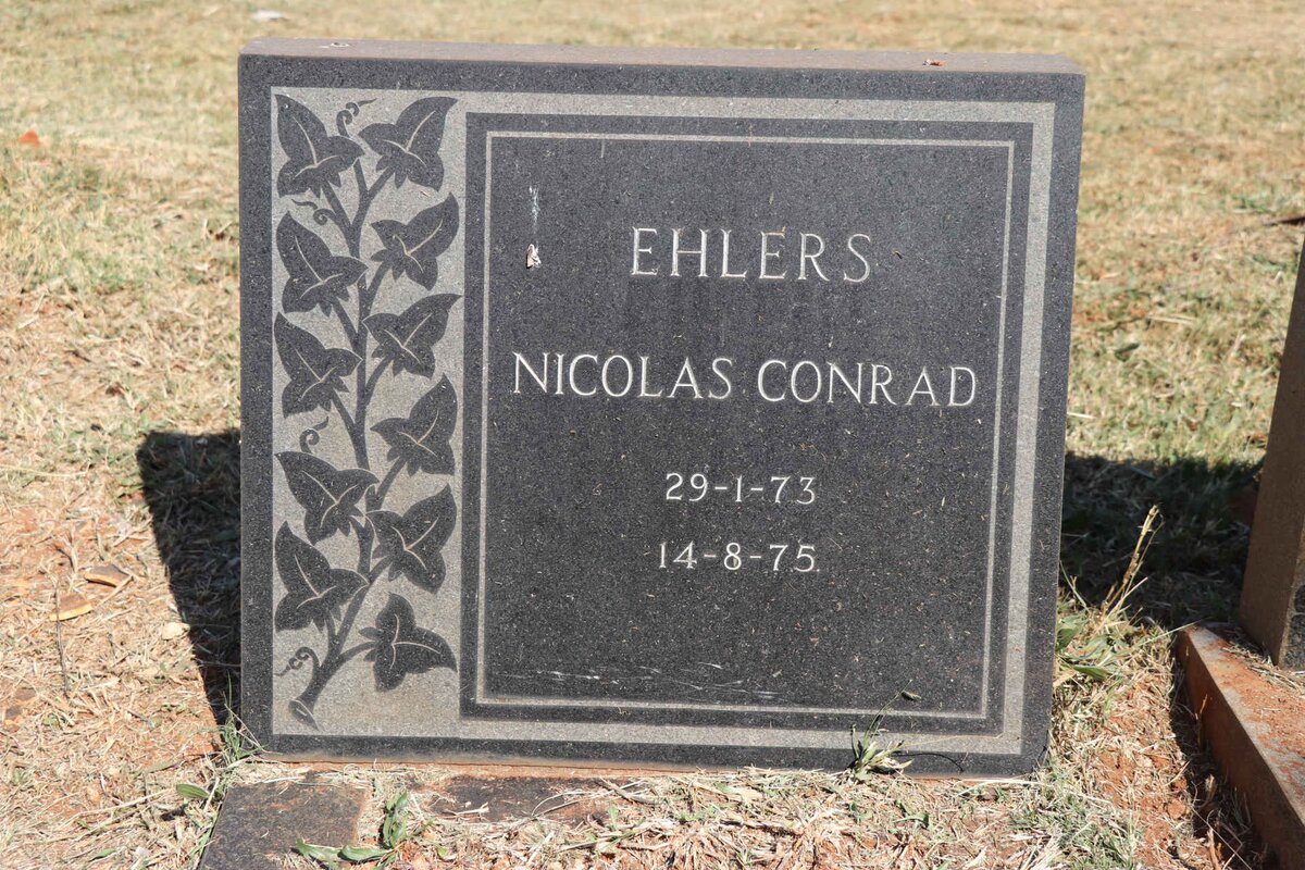 EHLERS Nicolas Conrad 1973-1975