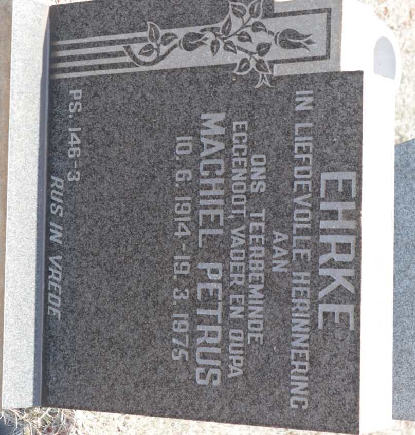 EHRKE Machiel Petrus 1914-1975