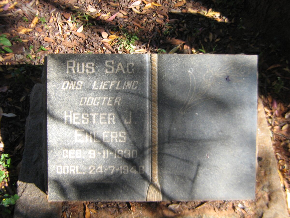 EHLERS Hester J. 1930-1948