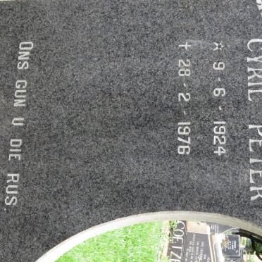 ELS Cyril Peter 1924-1976