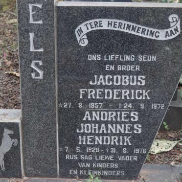 ELS Andries Johannes Hendrik 1928-1976 :: ELS Jacobus Frederick 1957-1972