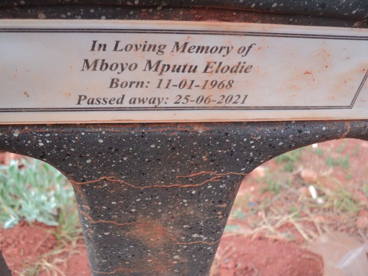 ELODIE Mboyo Mputu 1968-2021