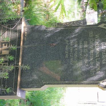 ELLIS Catharina Wilhelmina Lavina nee GREYVENSTEIN 1871-1947