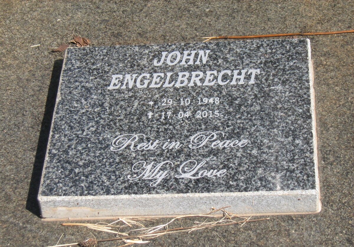 ENGELBRECHT Jan H. 1919-1953 :: ENGELBRECHT John 1948-2015