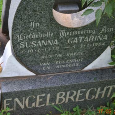 ENGELBRECHT Susanna Catarina 1939-1984