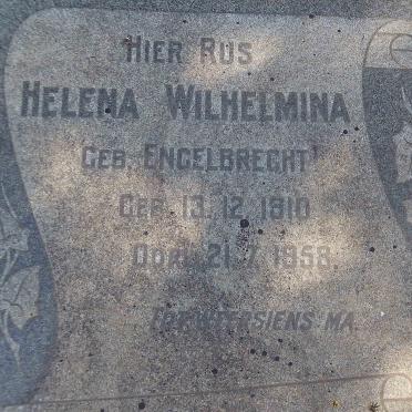 ENGELBRECHT Helena Wilhelmina nee ENGELBRECHT 1910-1958