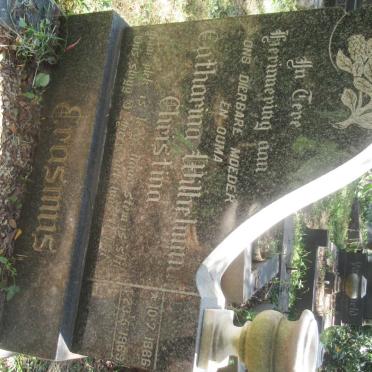 ERASMUS Catharina Wilhelmina Christina 1886-1969