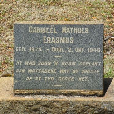 ERASMUS Gabrieel Mathues 1874-1946