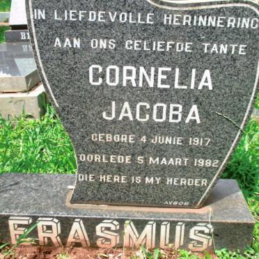 ERASMUS Cornelia Jacoba 1917-1982