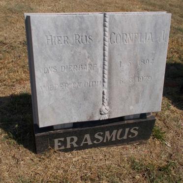 ERASMUS Cornelia J. 1894-1979